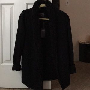 Abercrombie & Fitch sherpa lined cardigan NWT